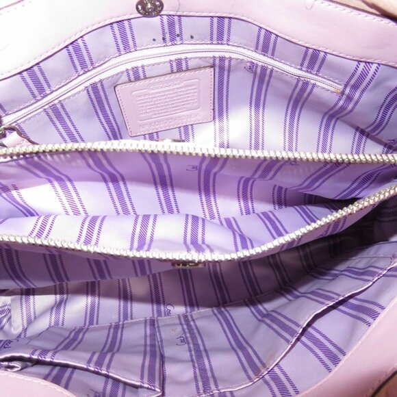 Coach 2008 Penelope Light Lavender Pink Leather satchel - Picture 8 of 14